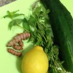 Wunderbarer Saft aus Gurke und Ingwer